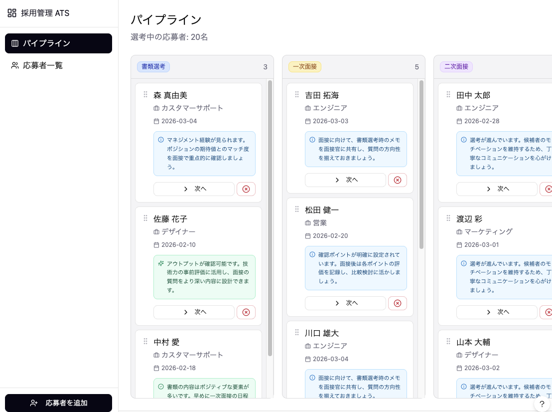 採用管理ATS
