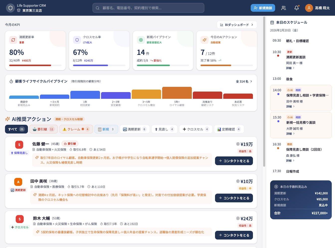 Life Supporter CRM